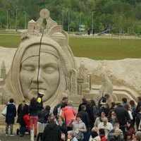ФОТОГАЛЕРЕЯ: Это надо было видеть - в Елгаве прошел фестиваль песчаных скульптур