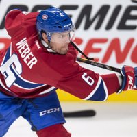 Monreālas 'Canadiens' līderis Vēbers pusi sezonas spēlējis ar ielauztu kaulu
