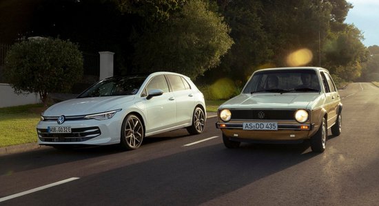50 gadu jubilejā modernizētais "VW Golf" ieradies Latvijā