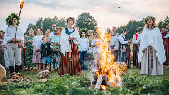 Saulgrieži Jūrmalā, Jāņi, Līgo, Zāļu vakars 