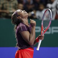Stīvensa kļūst par Svitoļinas pretinieci 'WTA Finals'