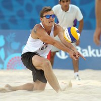 Пляжные волейболисты принесли Латвии первую в истории золотую медаль Европейских игр