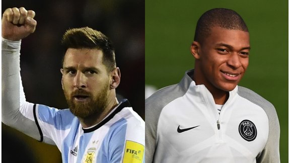 Mbappe Messi