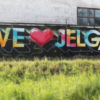 ФОТО: Уличные художники любят Елгаву, а вы?