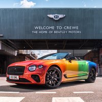 'Bentley' par godu LGBT praidam radījis varavīksnes kabrioletu