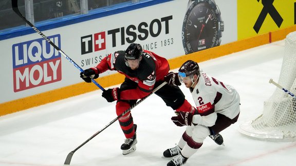 Hokejs, pasaules čempionāts 2023, pusfināls: Latvija - Kanāda - 69