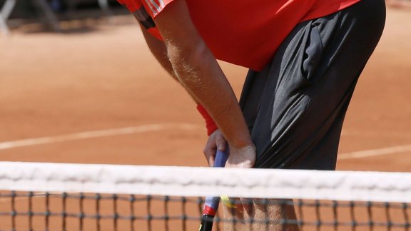 French Open, teniss: Ernests Gulbis - Nikolā Maī