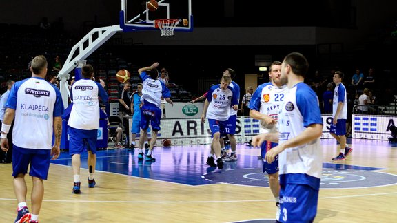 Lietuvas Basketbola līgas fināls, 1.spēle: Neptunas - Žalgiris - 57