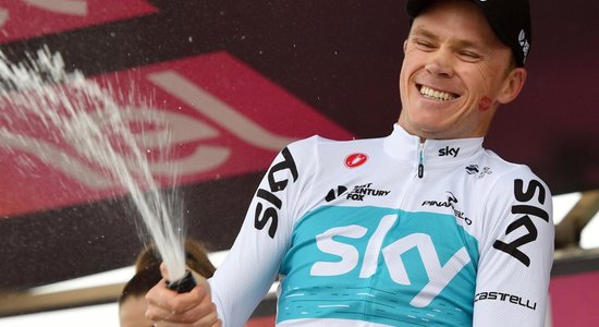 Frūms izcīna pirmo uzvaru 'Giro d'Italia' posmos; Neilands finišē otrajā simtā