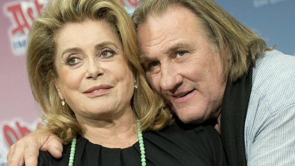 Gerard Depardieu and Catherine Deneuve 