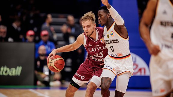 Basketbols, Pasaules kauss, ceturtdaļfināls: Latvija - Vācija - 49