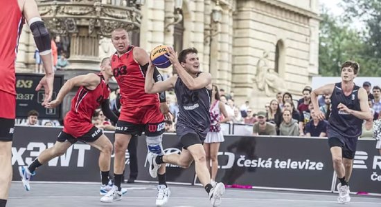 'Rīgas' 3x3 basketbolisti iekļūst Prāgas 'Masters' turnīra ceturtdaļfinālā