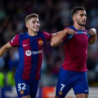 'Barcelona', PSG un Mančestras 'City' uzvar Čempionu līgas spēlēs