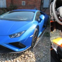 Foto: Izsolīs konfiscētu 'Lamborghini' un citus ekskluzīvus auto