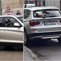 Policija Rīgā izmeklē uzbrukumu kādam auto ar Ukrainas numuriem