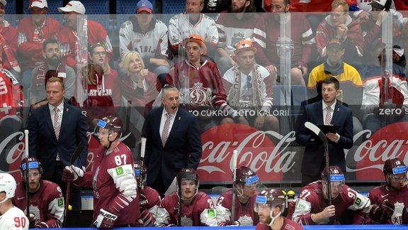 Hokejs, pasaules čempionāts: Latvija - Šveice