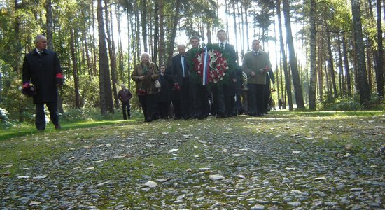 Фоторепортаж: 67-летняя годовщина со дня освобождения концлагеря Саласпилс