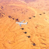 Foto: Briti, amerikāņi un izraēļi aizvada F-35 mācības virs Izraēlas tuksneša