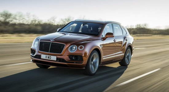 'Bentley Bentayga' jaunā 'Speed' versija ātrumā pārspēj 'Lamborghini Urus'