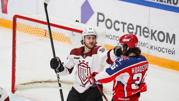 Hokejs, KHL: Rīgas Dinamo - Maskavas CSKA