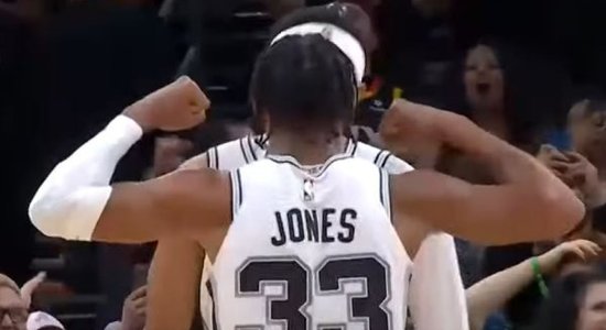 Video: Vembanjama un 'Spurs' atspēlē 20 punktu deficītu un izrauj dramatisku uzvaru