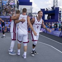 Garantēta pirmā vieta grupā – Latvijas 3x3 basketbolistus nespēj apturēt arī Serbija