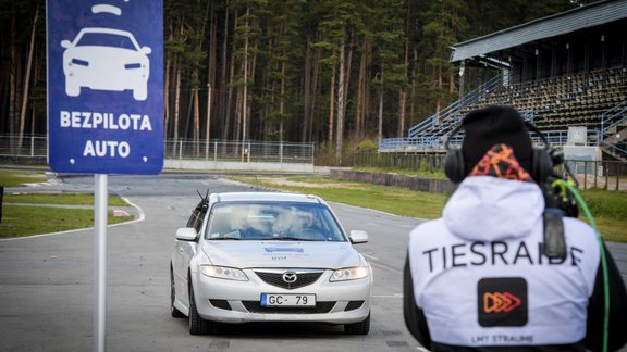 Bezpilota auto tehnoloģijas izmēģinājums Biķernieku trasē - 10