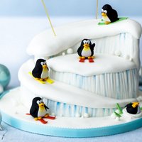 Foto pamācība: Jautro pingvīnu kūka