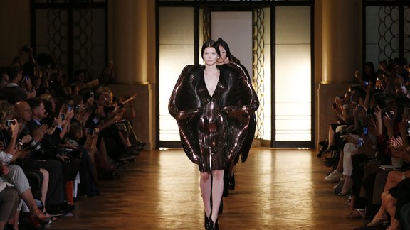 Dutch designer Iris Van Herpen during the Haute Couture Fall-Winter  - 3