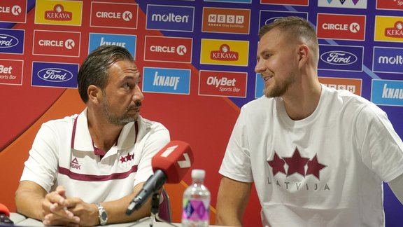 Latvijas basketbola izlase, treniņš (15.08.2022.) - 57