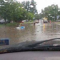 ФОТО: В Эстонии ливневые дожди вызвали наводнение