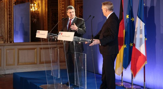Vācijas un Francijas ārlietu ministri sola stiprāku ES