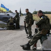 Ar Ukrainas karogu kaujinieki lamatās ievilinājuši bataljona 'Aidar' brīvprātīgos