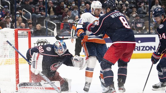 Elvis Merzļikins, Blue Jackets, NHL, hokejs