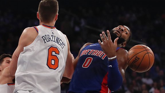 Basketbols;NBA;Knicks pret Pistons - 7