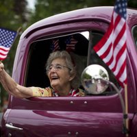 Foto: Amerikāņi līksmo Neatkarības dienas svinībās