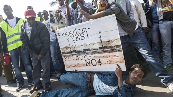 Afrikāņu protests Izraēlā  - 3