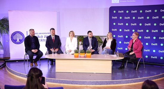 'Nākamais, lūdzu!' – Eiroparlamenta deputāta amata kandidāti diskutē Latvijas Universitātē