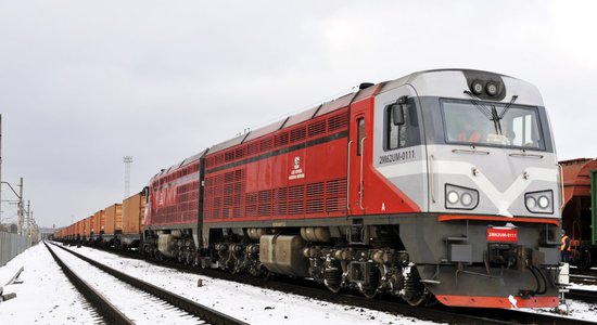 На этой неделе по маршруту Рига-Минск отправлен первый грузовой поезд-экспресс