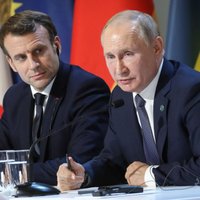 Makrons un Putins vēlas izvairīties no spriedzes saasināšanās pēc ASV trieciena