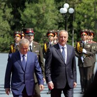 ФОТО: Берзиньш в Узбекистане нахваливает отношения двух стран