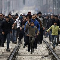 Беженцы попытались прорвать границу между Грецией и Македонией