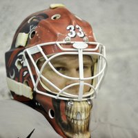 Otrajā Latvijas hokeja izlases spēlē ar Slovākiju vārtus sargās Muštukovs