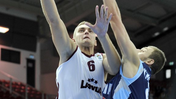 EČ basketbolā: Latvija - Bosnija un Hercegovina - 2