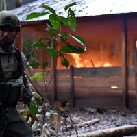 Foto: Kolumbijas džungļos iznīcina 104 narkotiku laboratorijas