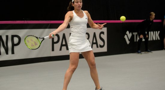 Sevastova pārvar nogurumu un uzvar Dohas WTA turnīra pirmās kārtas spēlē