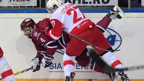 Hokejs, KHL spēle: Rīgas Dinamo - Maskavas Spartak - 3