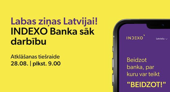 Gadsimta notikums – "INDEXO Bankas" atklāšana