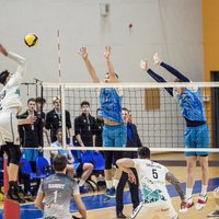 'RTU Robežsardze'/'Jūrmala' volejbolisti Latvijas čempionāta finālsērijas pirmajā spēlē uzvar Jēkabpils 'Lūšus'