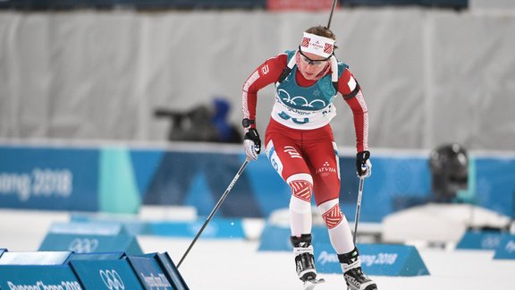 Phjončhanas olimpiskās spēles. Biatlons, Baiba Bendika - 13